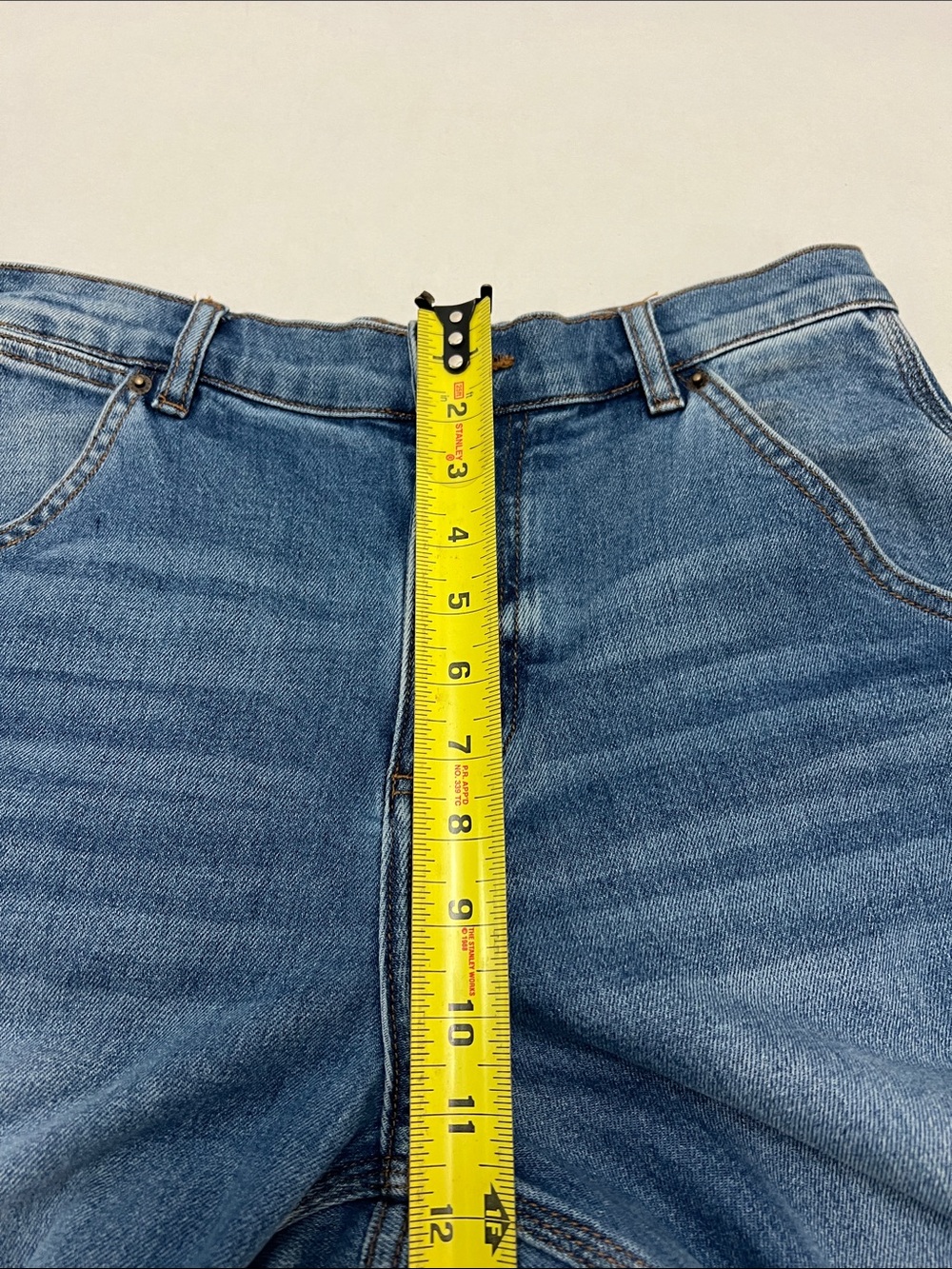 LANHTROPY ambar denim Barrel pant jeans in washed indigo Size Medium - Picture 6 of 16